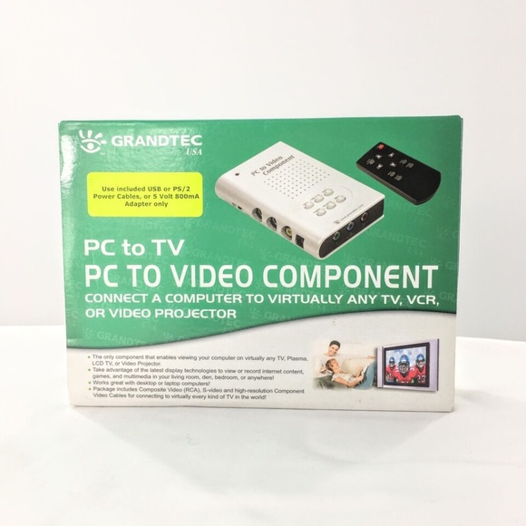 Grandtec GXP-2000 PC to TV PC to Video Component - UNTESTED - Picture 1 of 10